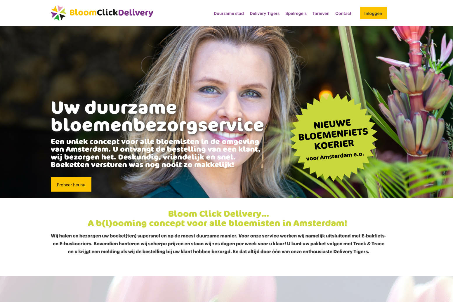 Website Bloom Click Delivery